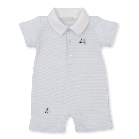 Pima Cotton Collar Shortall - Fairway