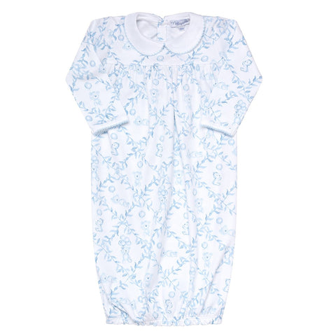 Pima Cotton Converter Gown - Blue Bear